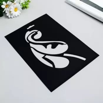 Пластиковый трафарет для творчества «Узор», шаблон, 2029 см