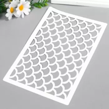 Трафарет пластиковый "Узор" 24х16 см