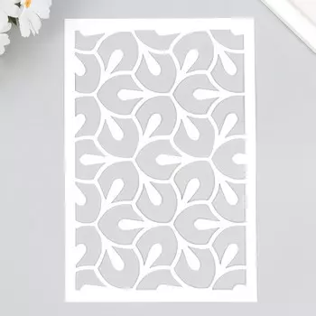 Трафарет пластиковый "Узор" 24х16 см