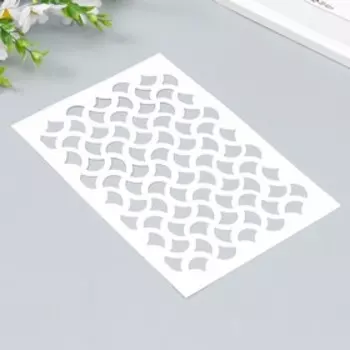 Пластиковый трафарет для творчества «Узор», шаблон, 2416 см