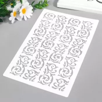 Трафарет пластиковый "Вензель" 24х16 см