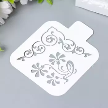 Трафарет "Вензеля" 9х9 см