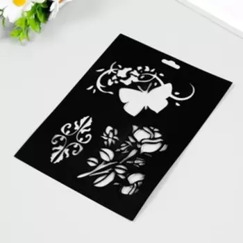 Трафарет пластиковый "Весна" 14,5х20см