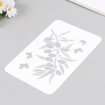 Трафарет "Веточка оливы" 16х24 см