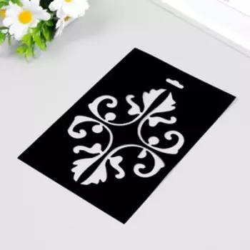 Трафарет пластиковый "Винтаж" 14,5х20см