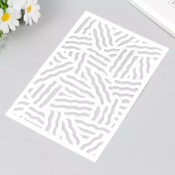 Трафарет "Волнистые линии" 24х16 см