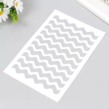 Трафарет "Волны" 24х16 см