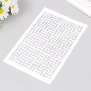 Трафарет пластиковый "Вязаный узор" 24х16 см