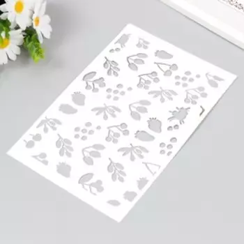 Трафарет пластиковый "Ягодки" 24х16 см