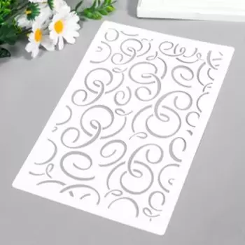 Трафарет "Завитки" 24х16 см