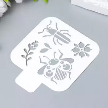 Трафарет "Жучки" 9х9 см