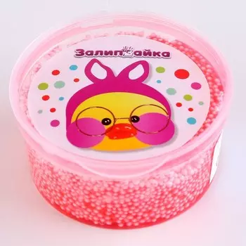 Трафаретный пластилин «Залипайка», розовый, 20 г