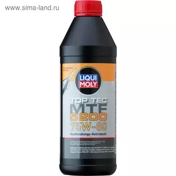 Трансмиссионное масло Liqui Moly, 75W-80, "Top Tec MTF5200", 1 л