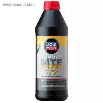 Трансмиссионное масло Liqui Moly, 75W, "Top Tec MTF5100", 1 л