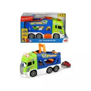 Транспортер Happy Scania, 42 см, свет/звук + 1 машинка в наборе, платформа для выгрузки машинки 52