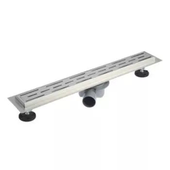 Трап линейный AFLORN AF20207-60, 60070 мм, c флaнцeм своб. вращения 360°, нерж. сталь