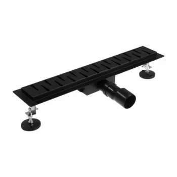 Трап TIM BAD-465002BK, 70500 мм, гидро+сухая защита от запаха, черный матовый