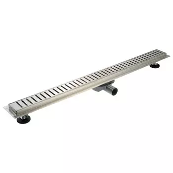 Трап ZEIN engr, c флaнцeм свободного вращ 360°, 790 см, d=40/50 мм, нерж сталь, сатин