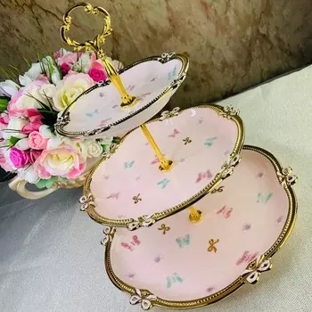 Трехъярусная этажерка Lenardi «Бабочки»