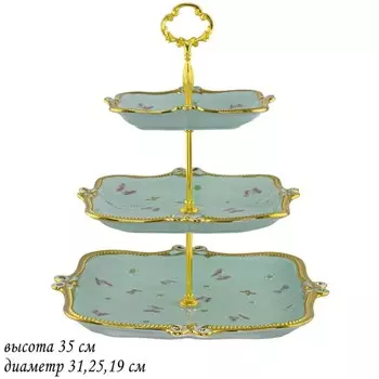 Этажерка трёхъярусная Lenardi «Бабочки»