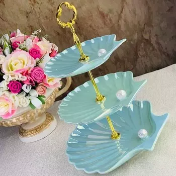 Этажерка трёхъярусная Lenardi «Перламутр»