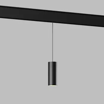 Трековый подвесной светодиодный светильник Elektrostandard, Slim Magnetic, 44х44х1140 мм, 12Вт, LED, 1100Лм, 4200К, цвет чёрный