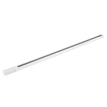 Трековый шинопровод однофазный Ambrella GL7001 WH, 1 м, с сетевым вводом и заглушкой, белый