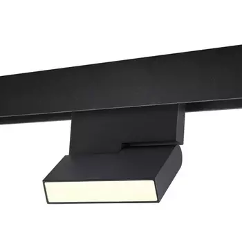 Трековый светильник для низковольтного шинопровода Novotech. Flum, 10Вт, Led, 157х183х23 мм, цвет чёрный