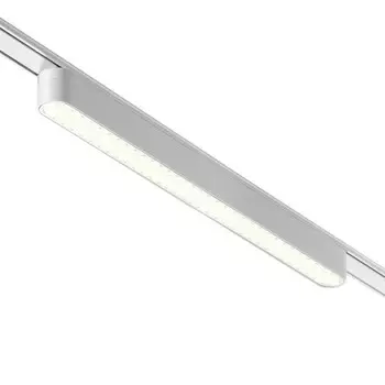 Трековый светильник для низковольтного шинопровода Novotech. Smal, 18Вт, Led, 27х330х25 мм, цвет белый