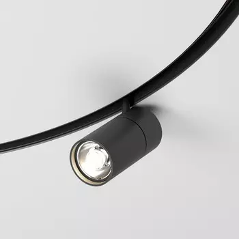 Трековый светильник для радиусного шинопровода Elektrostandard, Slim Magnetic, 114х70х195 мм, 20Вт, LED, 1580Лм, 4200К, цвет чёрный