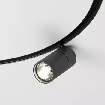 Трековый светильник для радиусного шинопровода Elektrostandard, Slim Magnetic, 114х70х195 мм, 20Вт, LED, 1590Лм, 4200К, цвет чёрный