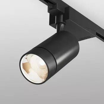Трековый светильник Elektrostandard, Baril, 90х90х270 мм, 40Вт, LED, 3300Лм, 4200К, цвет чёрный, серебряный