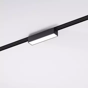 Трековый светильник Elektrostandard, Flat Magnetic, 113х24х26 мм, 5Вт, LED, 320Лм, 4000К, цвет чёрный