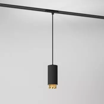 Трековый светильник Elektrostandard, Nubis, 60х60х1250 мм, 10Вт, GU10, цвет чёрный, золото