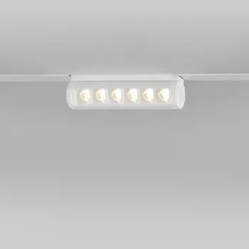 Трековый светильник Elektrostandard, Slim Magnetic, 123х33х73.5 мм, 6Вт, LED, 600Лм, 4200К, цвет белый