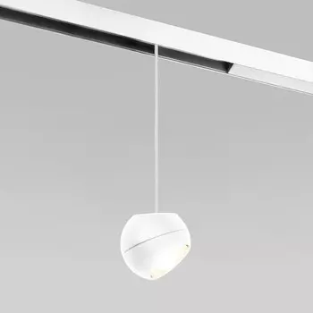 Трековый светильник Elektrostandard, Slim Magnetic, 125х110х1150 мм, 12Вт, LED, 1100Лм, 4200К, цвет белый