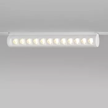 Трековый светильник Elektrostandard, Slim Magnetic, 236х33х73.5 мм, 12Вт, LED, 1200Лм, 4200К, цвет белый