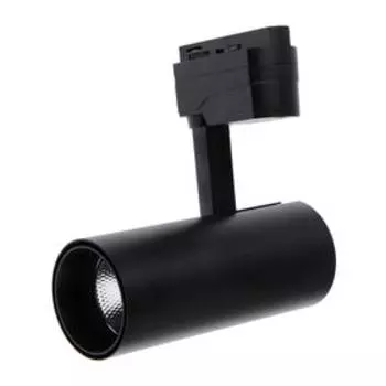 Трековый светильник Luazon lighting, TSL-102, deg, 20 Вт, 1600 Лм, 4000 K, чёрный, свечение нейтральное белое