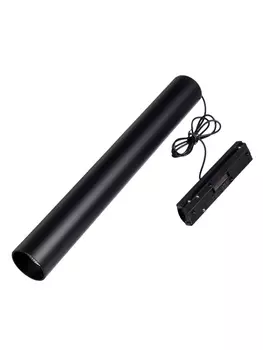 Трековый светильник FTL-008, серия Flat, 5 Вт, 48 В, 3000К, IP20, 300 мм, чёрный, свечение тёплое белое