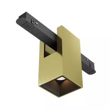 Трековый светильник Technical TR121-2-7W3K-BS, LED, 7 Вт, 193х53х104 мм, 370 Лм, 3000К, латунь