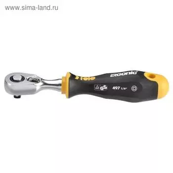 Трещотка Felo Ergonic 49763541, 1/4", в блистере