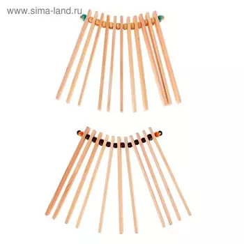 Трещотка пластинчатая веерная, МИКС