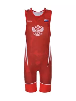 Трико борцовское FIGHT EMPIRE, WT500R, р. 3XS, красное