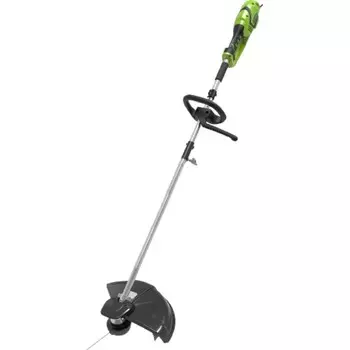 Триммер электрический Greenworks GST1246, 1.2 кВт, леска 2 мм, 6500 об/мин, 4.6 кг