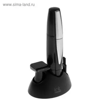 Триммер Irit IR-3234, 1.5 Вт, для носа, ушей и бакенбардов, 2 насадки, щёточка