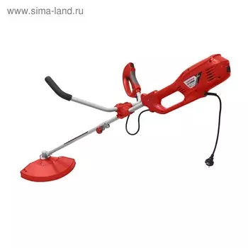 Триммер Парма ЭТ-1500 НВ, электрический, вело-руль, 1200 Вт, разборная штанга, ремень