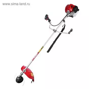 Триммер «ЗУБР» КРБ-1300, 2Т, 1300 Вт, 1.7 л.с., 43 см3, 9000 об/мин, скос 47 см, леска/нож