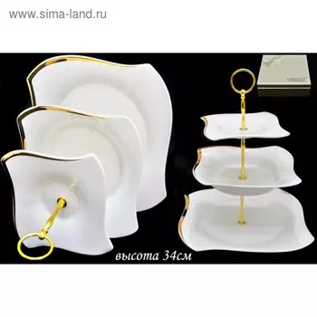 Этажерка трёхъярусная Lenardi «Анхелика»