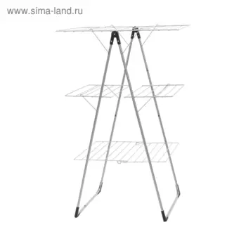 Сушилка для белья Brabantia, напольная, цвет серый металлик, 23 м