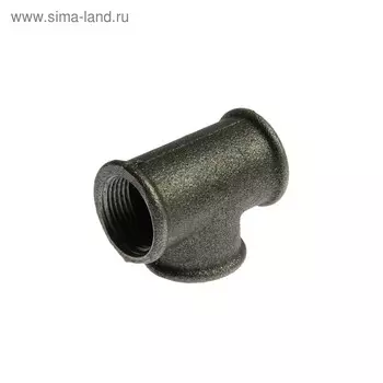 Тройник чугунный, 3/4", внутренняя резьба, DN 20, PN 16